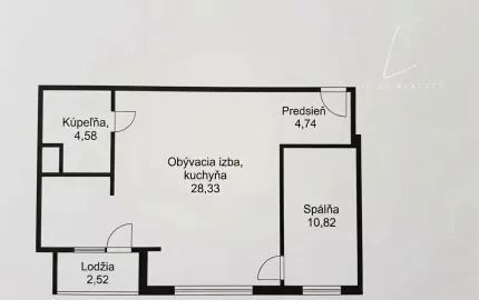 🏡 Klimatizovaný 2-izbový byt s loggiou | 50,9m² | Ružinov