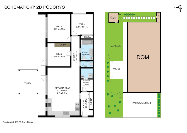 Moderný rodinný dom v Bernolákove| zariadený, klimatizovaný