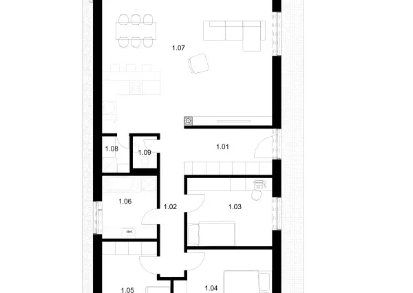 NOVOSTAVBA 4 IZBOVÝ BUNGALOM V PROJEKTE | HVIEZDOSLAVOV
