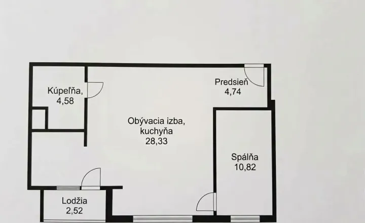🏡 Klimatizovaný 2-izbový byt s loggiou | 50,9m² | Ružinov - fotografia 9